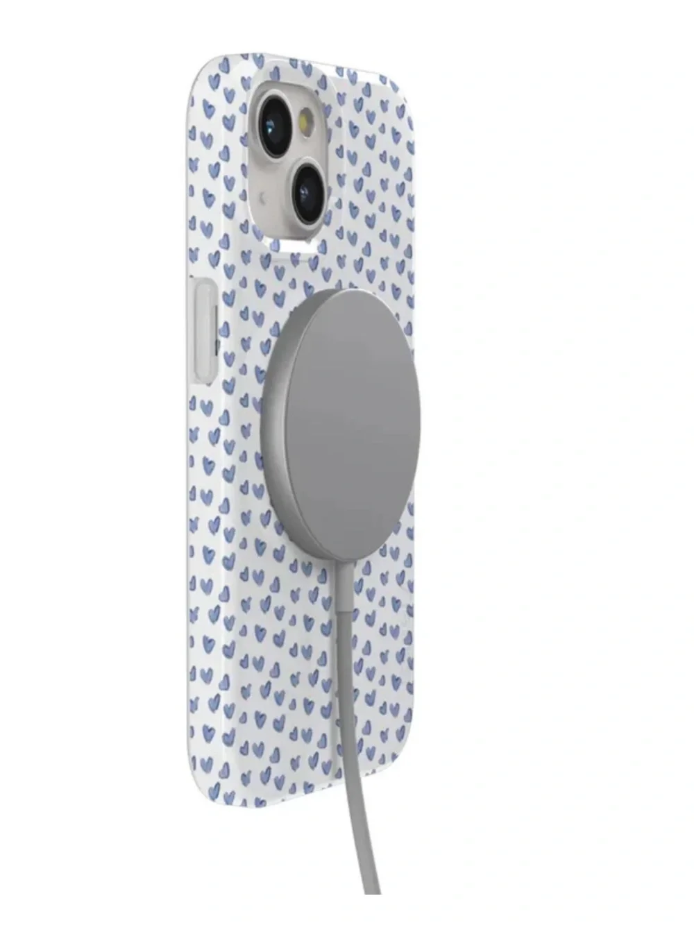 Casely Lovebug Blue Hearts Case-iPhone 15 Plus